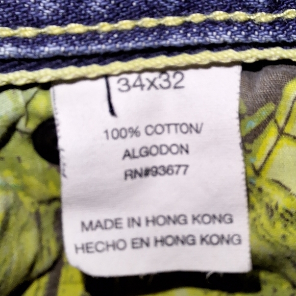 A pair of Arizona boot cut men's jeans size 34x32. Distressed, western, … - Picture 4 of 8